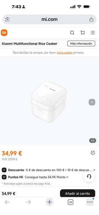 Arrocera Xiaomi Multifuncional
