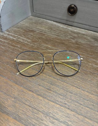 Gafas Ray-Ban Azul y Dorado. Sin graduación.