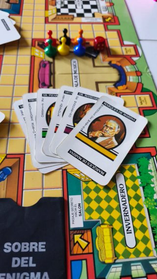 Cluedo Años 80 Juego de Mesa Completo y Muy Cuidad