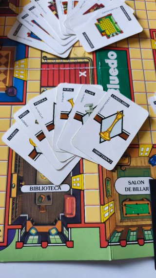 Cluedo Años 80 Juego de Mesa Completo y Muy Cuidad