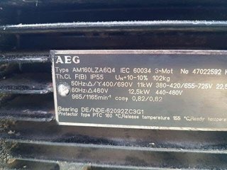 MOTOR ELECTRICO DE 20 CABALLOS