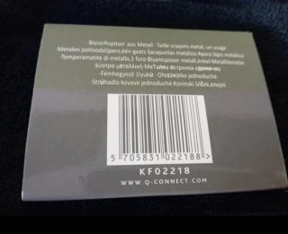 Nuevos!!! Caja 20 Sacapuntas Metálicos Q-Connect