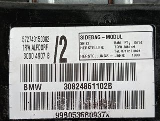 Bmw 94785 30824861102b airbag lateral serie coupe