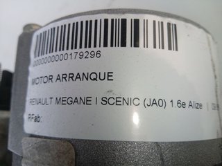MOTOR ARRANQUE RENAULT MEGANE I SCENIC (JA0) 1.6e Alize