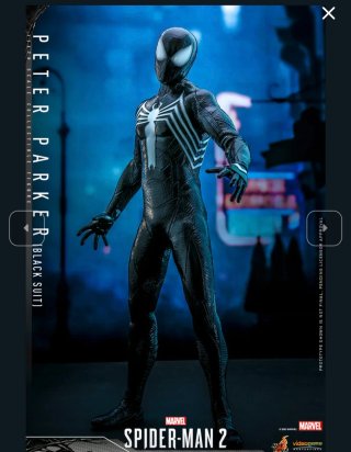Hot Toys Spider-Man Traje Negro 1/6
