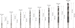 Brocas Bosch Professional HSS Hex 8 piezas