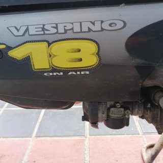 Vespino F18 Negra y Plata