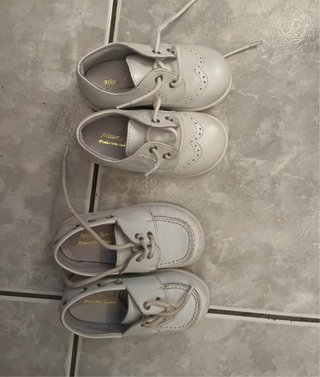 Scarpe eleganti bimbo bianche Taglia 21