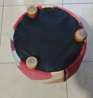 Puf redondo para retapizar