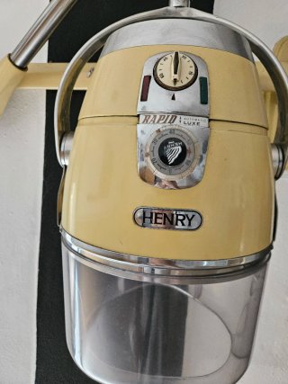 Secador de pelo vintage Henry pared