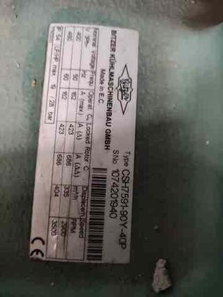 MOTORES FRIO DE TORNILLO4 LOTE  90CV