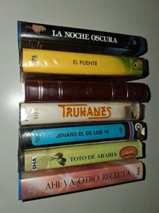 Lote 6 VHS Cine Español: Comedia, Drama, Suspense
