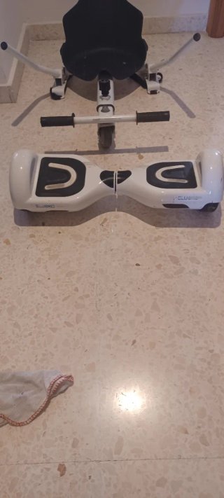 Hoverboard con asiento y manillar