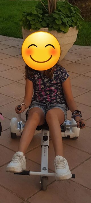 Hoverboard con asiento y manillar