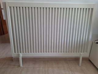 Cabecero de cama de madera blanco