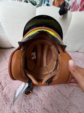 Casco moto KRE vintage
