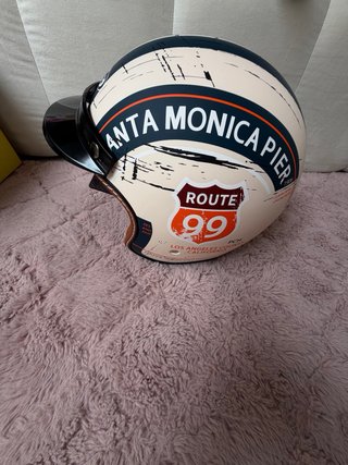 Casco moto KRE vintage