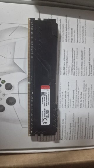 4x HyperX Fury DDR4 64 gb (16 cada una) 3200MHz RA