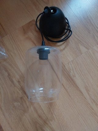 Lámpara techo cristal colgante