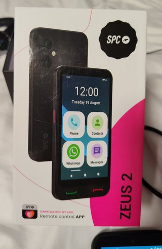 SPC ZEUS 2 Smartphone para Mayores con Base