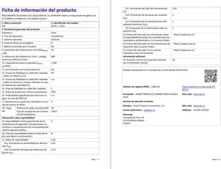 SPC ZEUS 2 Smartphone para Mayores con Base