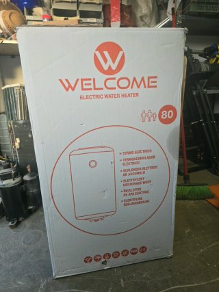 Termo eléctrico blanco