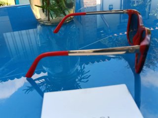 Occhiali da sole Gucci Tortora/Rosso