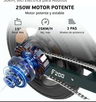 Bicicleta Eléctrica Plegable Adulto