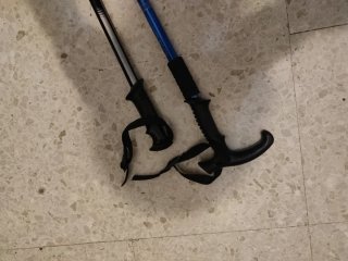 Bastones de trekking ajustables