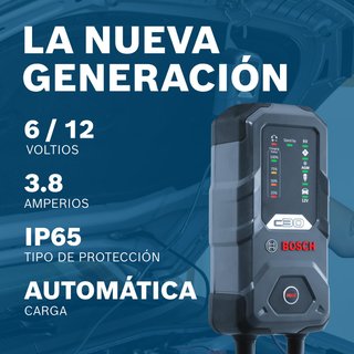 Cargador Batería Bosch C30 6V/12V Coche Moto