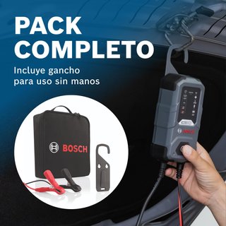 Cargador Batería Bosch C30 6V/12V Coche Moto