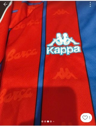Camiseta FC Barcelona Kappa Retro XXL