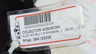 COLECTOR ADMISION AUDI A3 (8L) 1.6 Ambiente