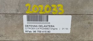 REFUERZO PARAGOLPES DELANTERO CITROEN C4 PICASSO Origins