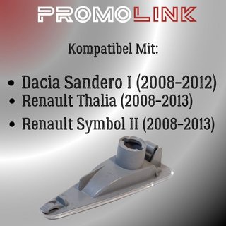 Intermitente lateral intermitente derecho compatible con Dacia Sandero 2008-2012