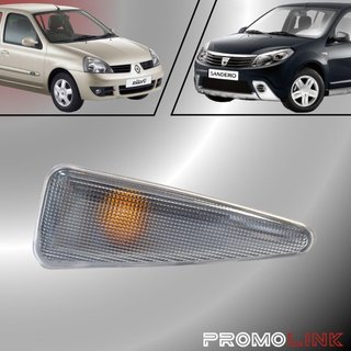 Intermitente lateral intermitente derecho compatible con Dacia Sandero 2008-2012