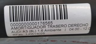 AMORTIGUADOR TRASERO DERECHO AUDI A3 (8L) 1.6 Ambiente