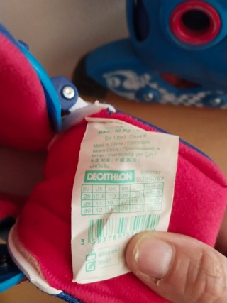 Pattini per bambini Taglia 28-30, con protezioni.