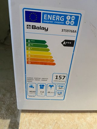 Lavadora Balay 8kg
