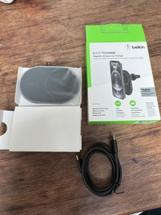 Cargador Coche Inalámbrico Magnético Belkin Boost