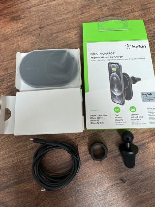 Cargador Coche Inalámbrico Magnético Belkin Boost