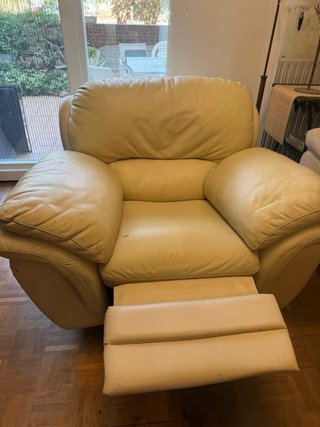 Sillon reclinable cuero