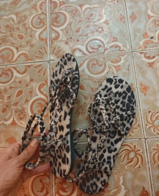 Sandali donna leopard