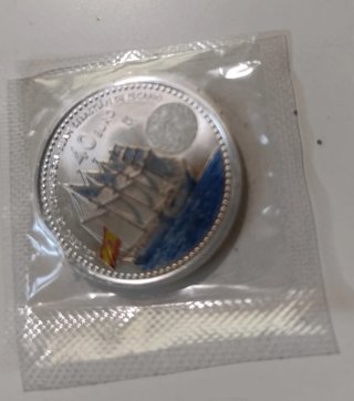 Moneda 40 Euro Juan Sebastián Elcano