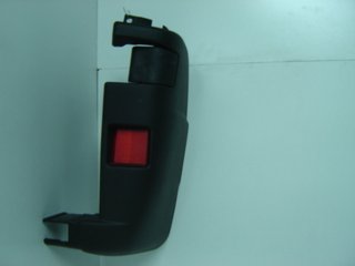 Punta Paragolpes Trasero IZQUIERDO O DERECHOdo (Negro) para Citroen JUMPER 2002, Fiat DUCATO 2002 y Peugeot BOXER 2002