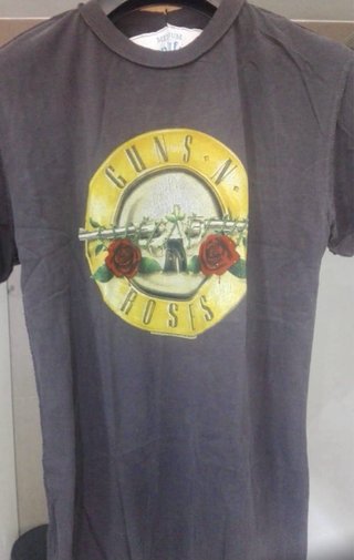 Camiseta Guns N' Roses Amplified Gris Talla M