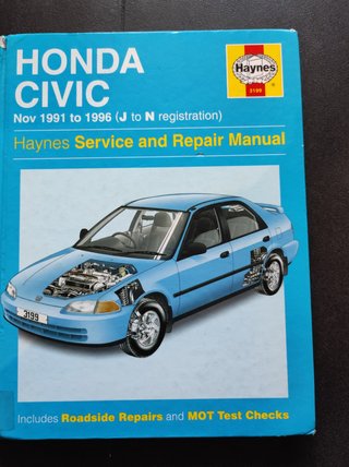 Manual Reparação Honda Civic Haynes 1991-1996