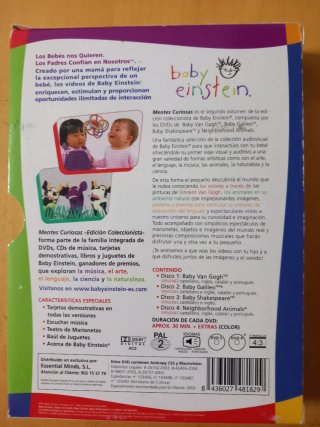 5 DVD Baby Einstein