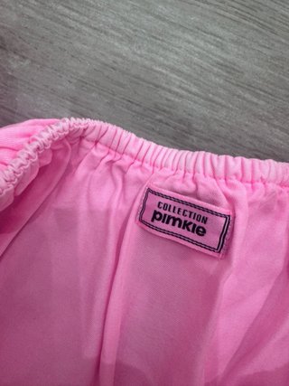 Vestido rosa sin mangas