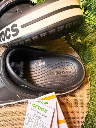 Crocs Bayaband Clog Talla 41-42 Negro